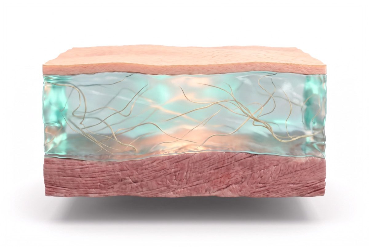 Hydrated, open fascia